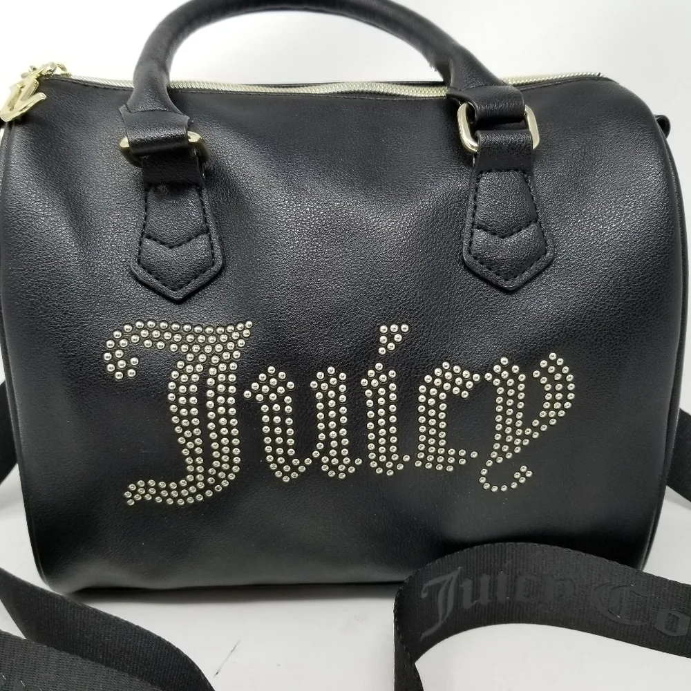 Juicy Couture Be Classic II Satchel Tic Tok Bag Logo Y2K  Crossbody 90s Coquette
